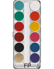 Kryolan Aquacolor palette 12 colours - Kryolan - Minifies Makeup Store