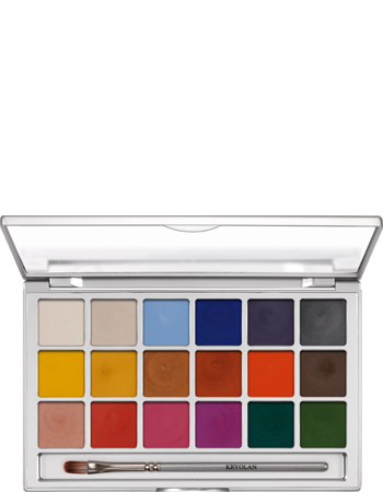 Kryolan Shimmering Vision Palette 18 Colours - Kryolan - Minifies Makeup Store