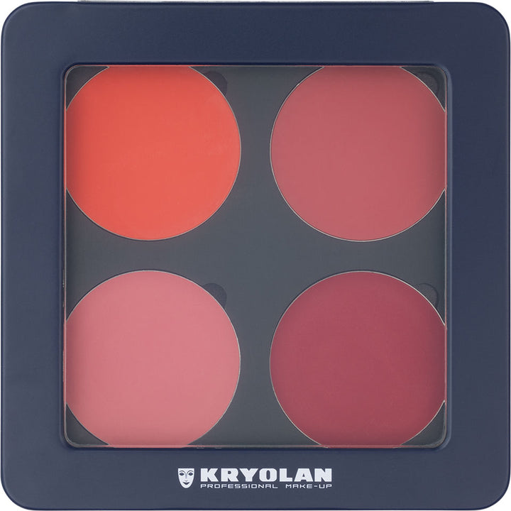 Kryolan Cream Blush Palette 4 Colours