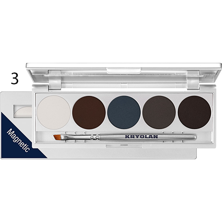Kryolan Cake Eye Liner 5 Palettes (Magnetic)