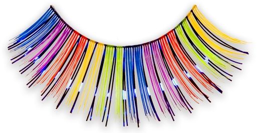 Kryolan Coloured Metallic Eyelashes