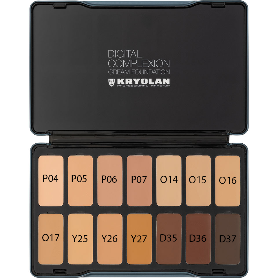 Kryolan Digital Complexion Cream Foundation Palette