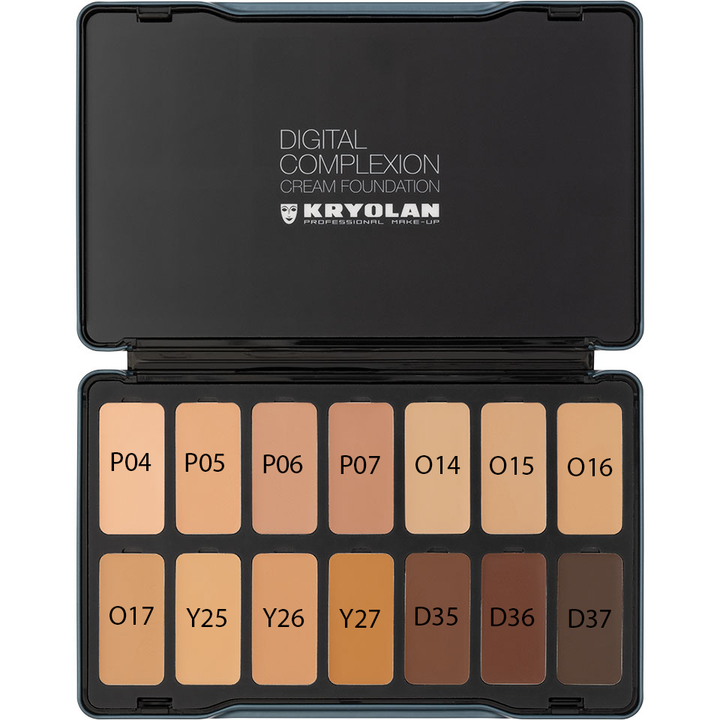 Kryolan Digital Complexion Cream Foundation Palette