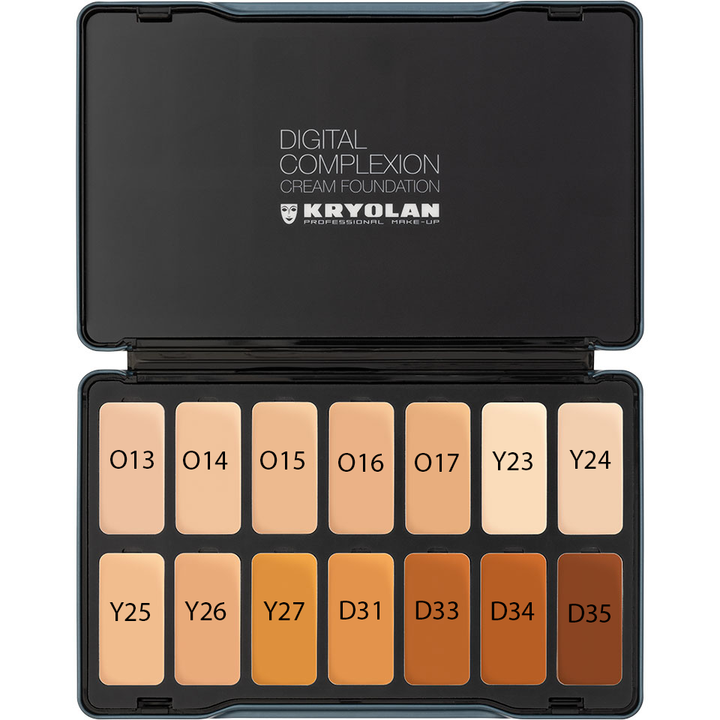 Kryolan Digital Complexion Cream Foundation Palette