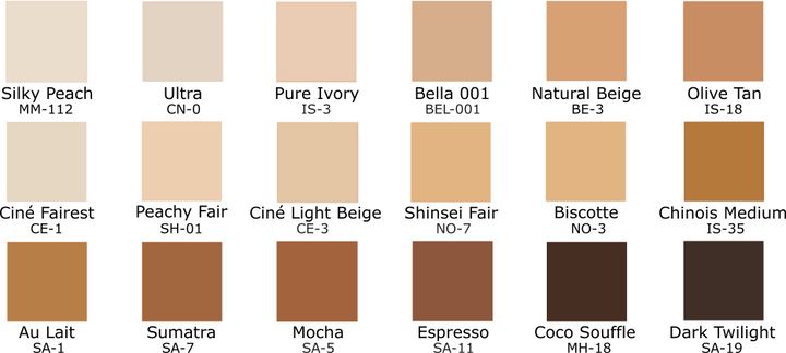 Ben Nye Diverse Harmony Foundation Palette (HDFP-10)