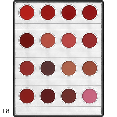 Kryolan Mini 16 Colour Lip Palettes