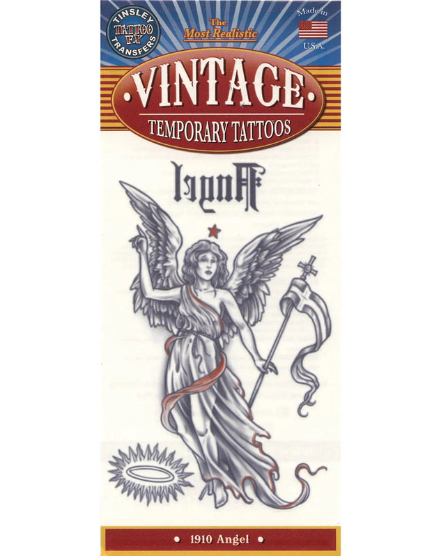 Temporary Tattoo 1910 Angel