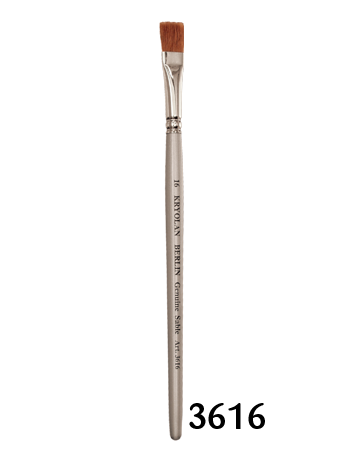 Kryolan Professional Flat Brushes - Kryolan - Minifies Makeup Store