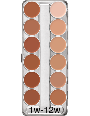 Kryolan Supracolor 12 Colour Palette - Kryolan - Minifies Makeup Store