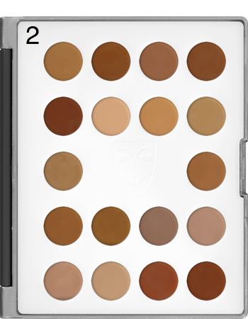 Kryolan HD Micro Foundation Mini 18 Palettes - Kryolan - Minifies Makeup Store
