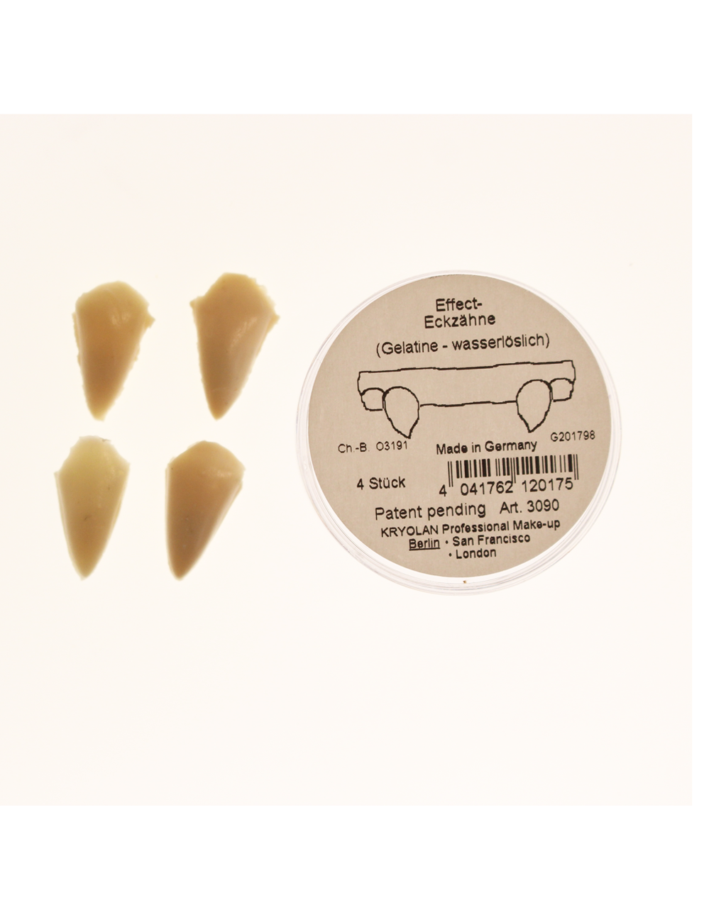 Kryolan Dracula Teeth - Kryolan - Minifies Makeup Store