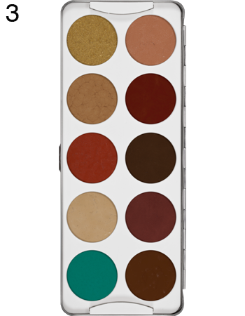 Kryolan Body Illustration Make-up 10 Palettes - Kryolan - Minifies Makeup Store