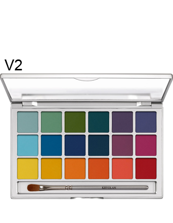 Kryolan Eye Shadow Variety 18 Palette