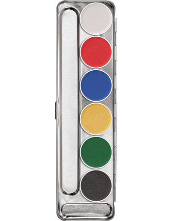 Kryolan Aquacolor Interferenz 6 Colour Palette - Kryolan - Minifies Makeup Store