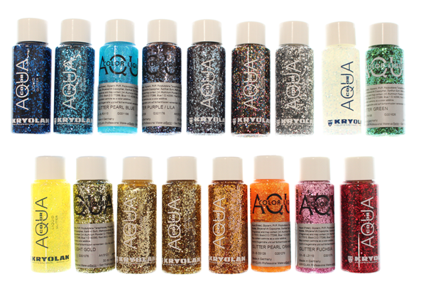 Kryolan Aquacolour Liquid Glitter - Kryolan - Minifies Makeup Store