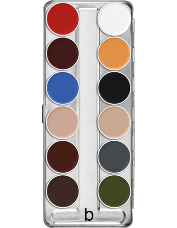 Kryolan Supracolor 12 Colour Palette - Kryolan - Minifies Makeup Store