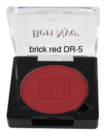 Ben Nye Dry Rouge and Contour in Brick Red - Minifies Makeup Store