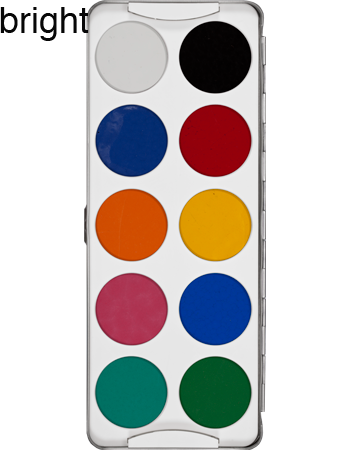 Kryolan Body Illustration Make-up 10 Palettes - Kryolan - Minifies Makeup Store