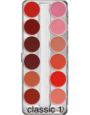 Kryolan Lip Rouge 12 Colour Palettes - Kryolan - Minifies Makeup Store
