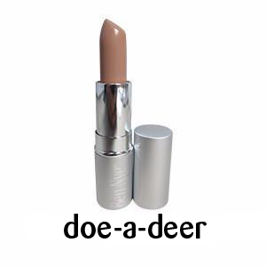 Ben Nye Lipstick in Doe a Deer, a pale nude shade - Minifies Makeup Store