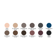 Ben Nye Glam Shadow 12 Palette Colour Guide - Minifies Makeup Store