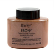 Ben Nye Classic Translucent Powder in Ebony, a deep, cool tan shade - Minifies Makeup Store