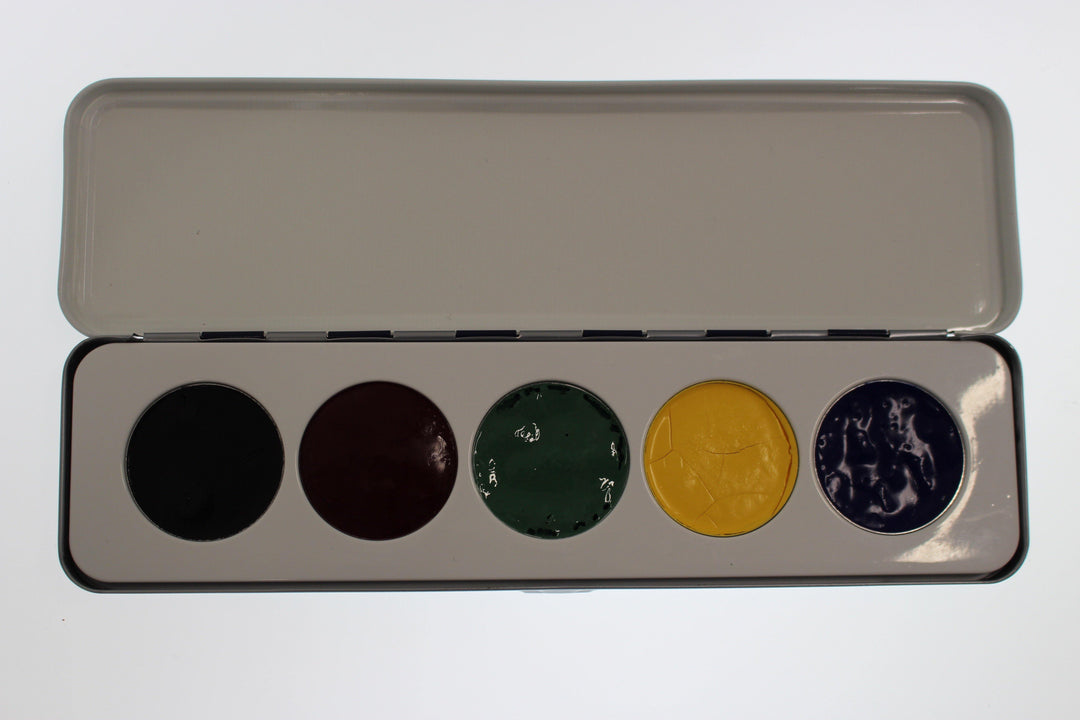 Kryolan Body Illustration Make-up 5 Colour Palette - Kryolan - Minifies Makeup Store