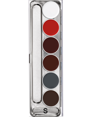 Kryolan Supracolor 6 Colour Palette - Kryolan - Minifies Makeup Store
