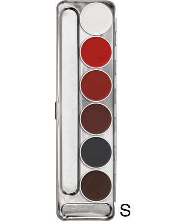 Kryolan Aquacolor 6 Colour Palettes - Kryolan - Minifies Makeup Store