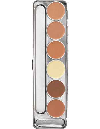 Kryolan Ultra Foundation Palette 6 Colours - Kryolan - Minifies Makeup Store