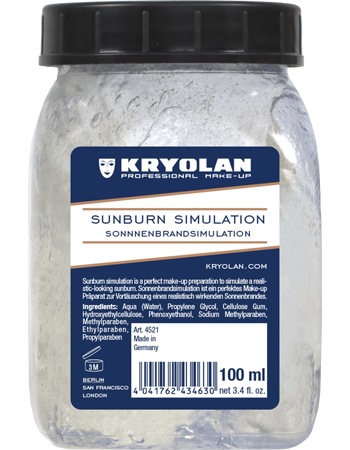 Kryolan Sunburn Simulation - Kryolan - Minifies Makeup Store