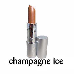 Ben Nye Lipstick in Champagne Ice for golden shimmer - Minifies Makeup Store