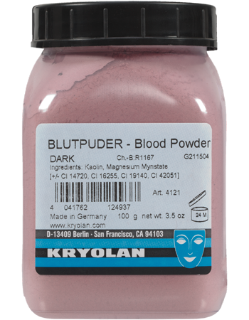 Kryolan Blood Powder 100g - Kryolan - Minifies Makeup Store