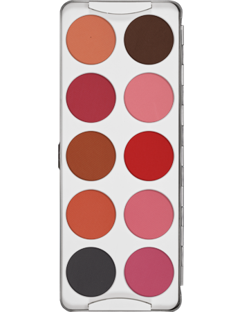 Kryolan Blusher palette 10 colours - Kryolan - Minifies Makeup Store