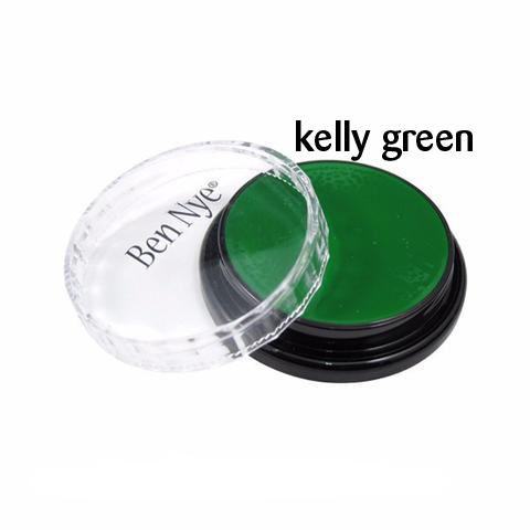 Ben Nye Creme Colours in Kelly Green, a deep jewel green - Minifies Makeup Store