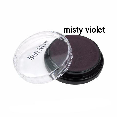 Ben Nye Creme Colours in Misty Violet, a very dark purple shade. - Minifies Makeup Store