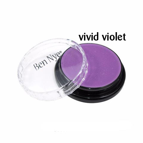 Ben Nye Creme Colours in Vivid Violet, a vibrant wisteria purple colour - Minifies Makeup Store